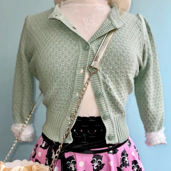 🆕️Aqua Cotton Cardigan - Picture 6 of 7